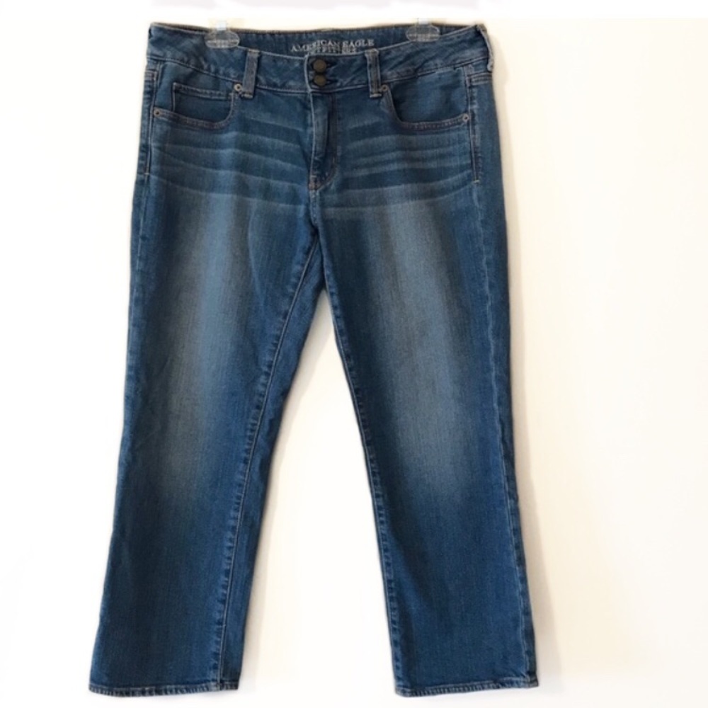 AMERICAN EAGLE | artist crop stretch jean